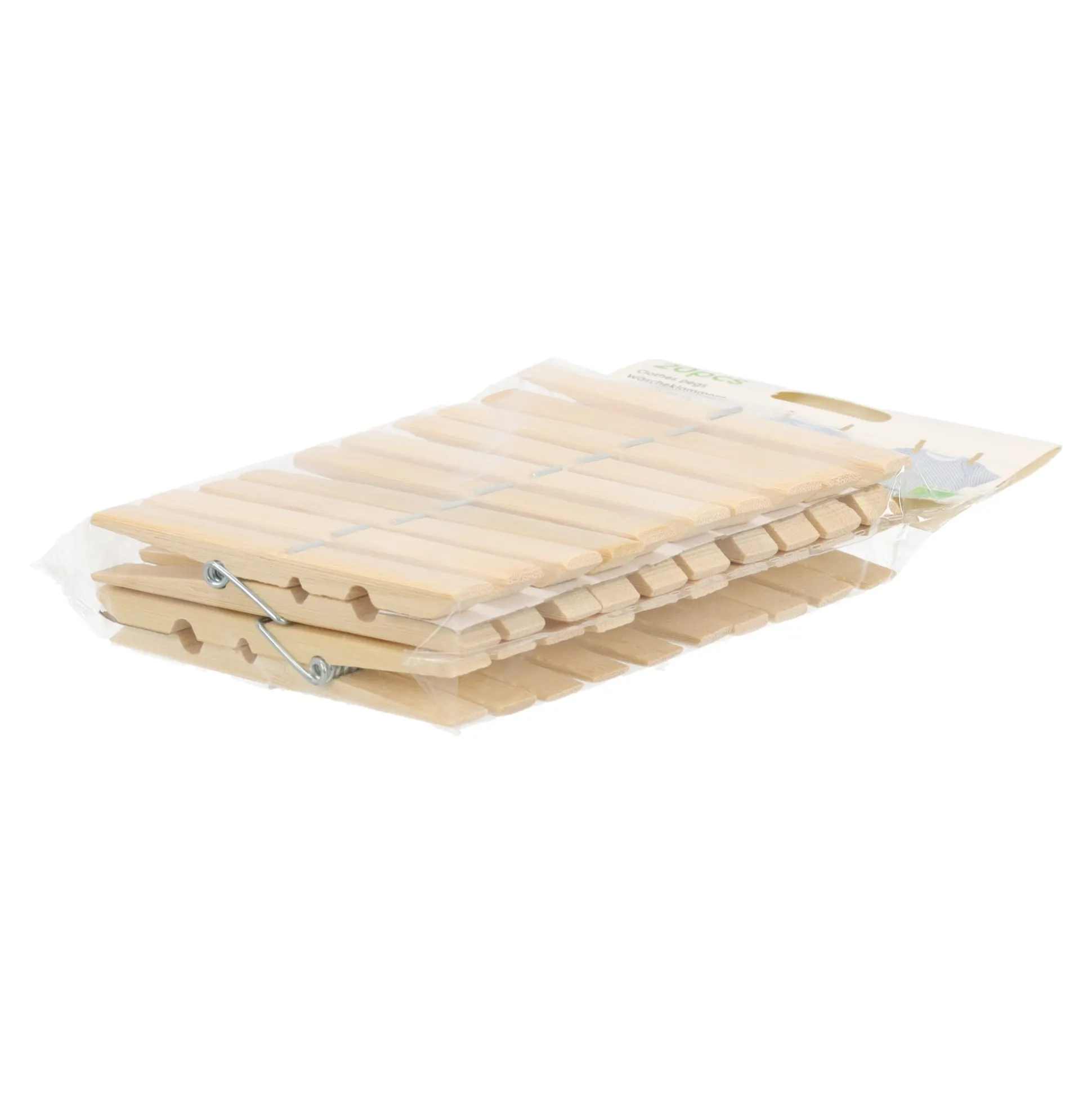 Wasknijpers 20 stuks hout