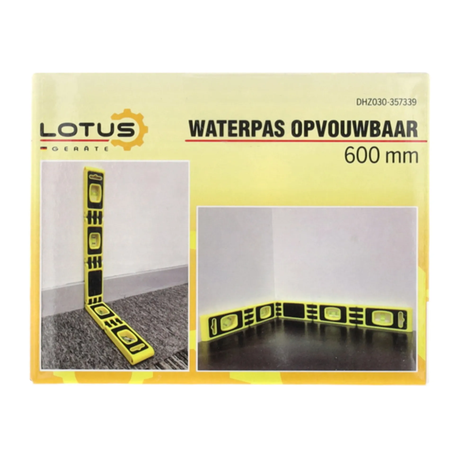 Waterpas opvouwbaar 60 cm Lotus