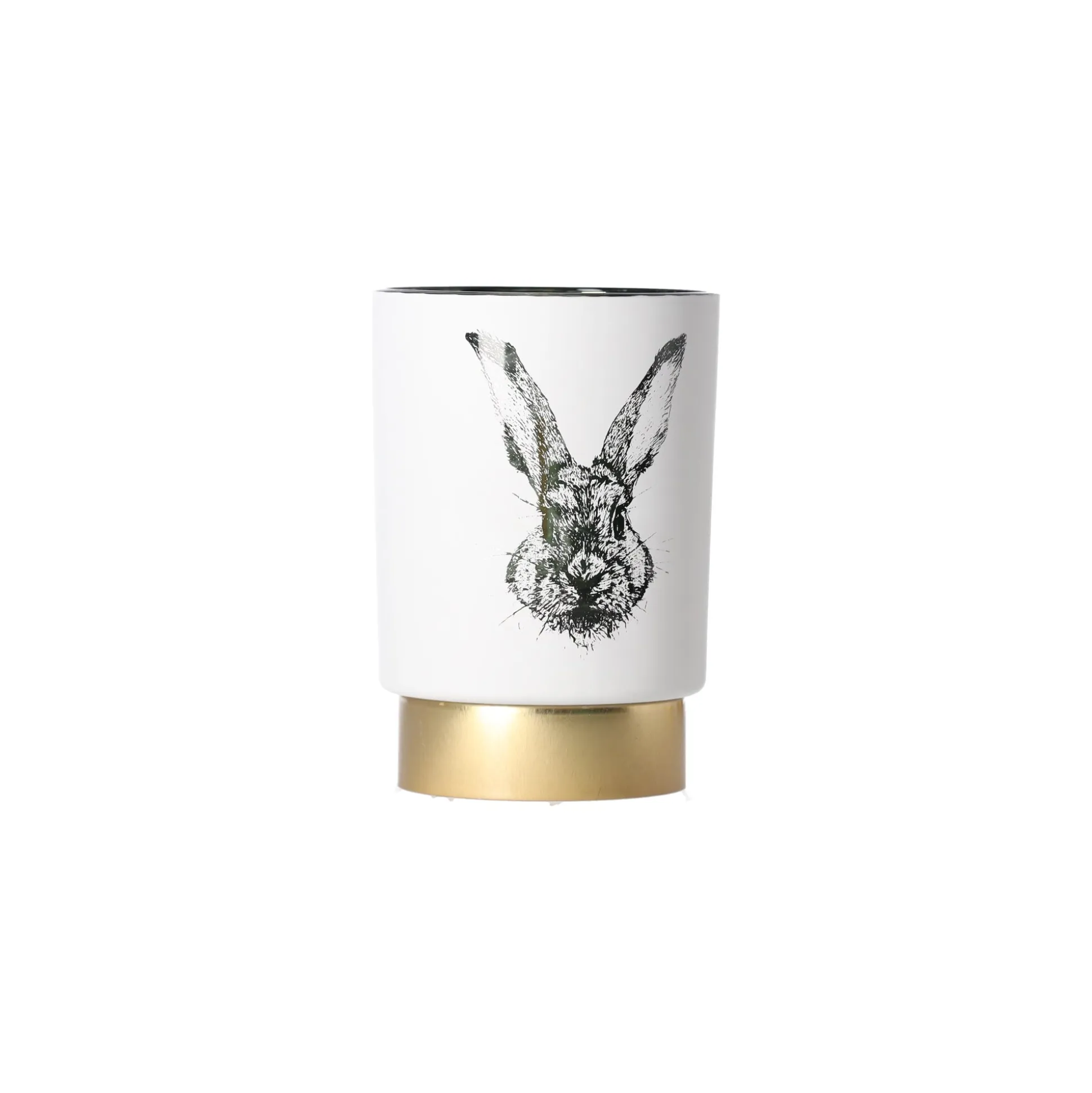 Waxinelichthouder LED konijn 12 cm