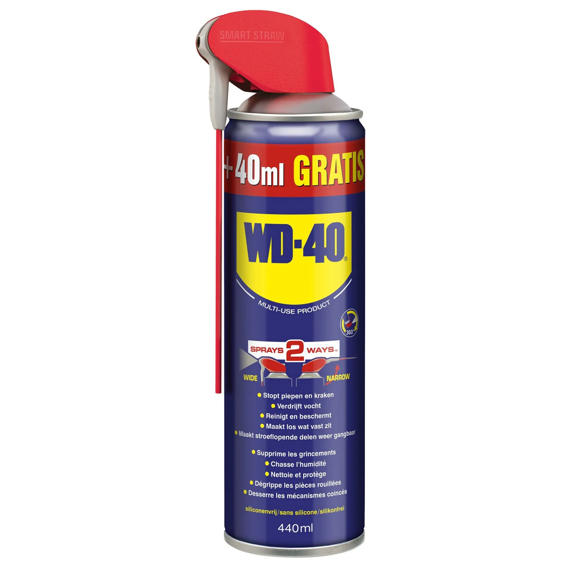 WD40 400ml+40ml met Smart Straw