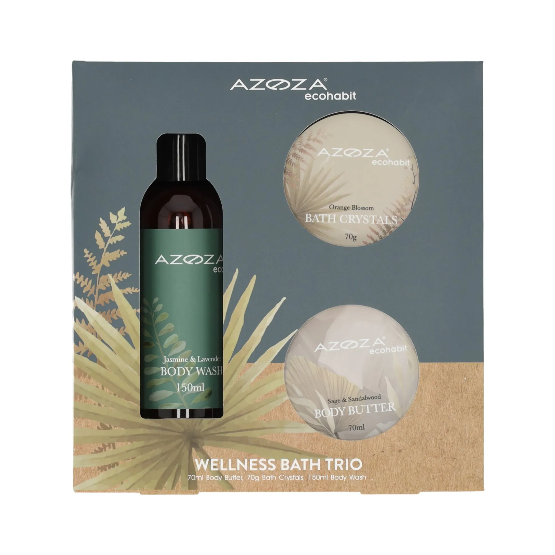 Wellness en badset 3 stuks Eco Habit