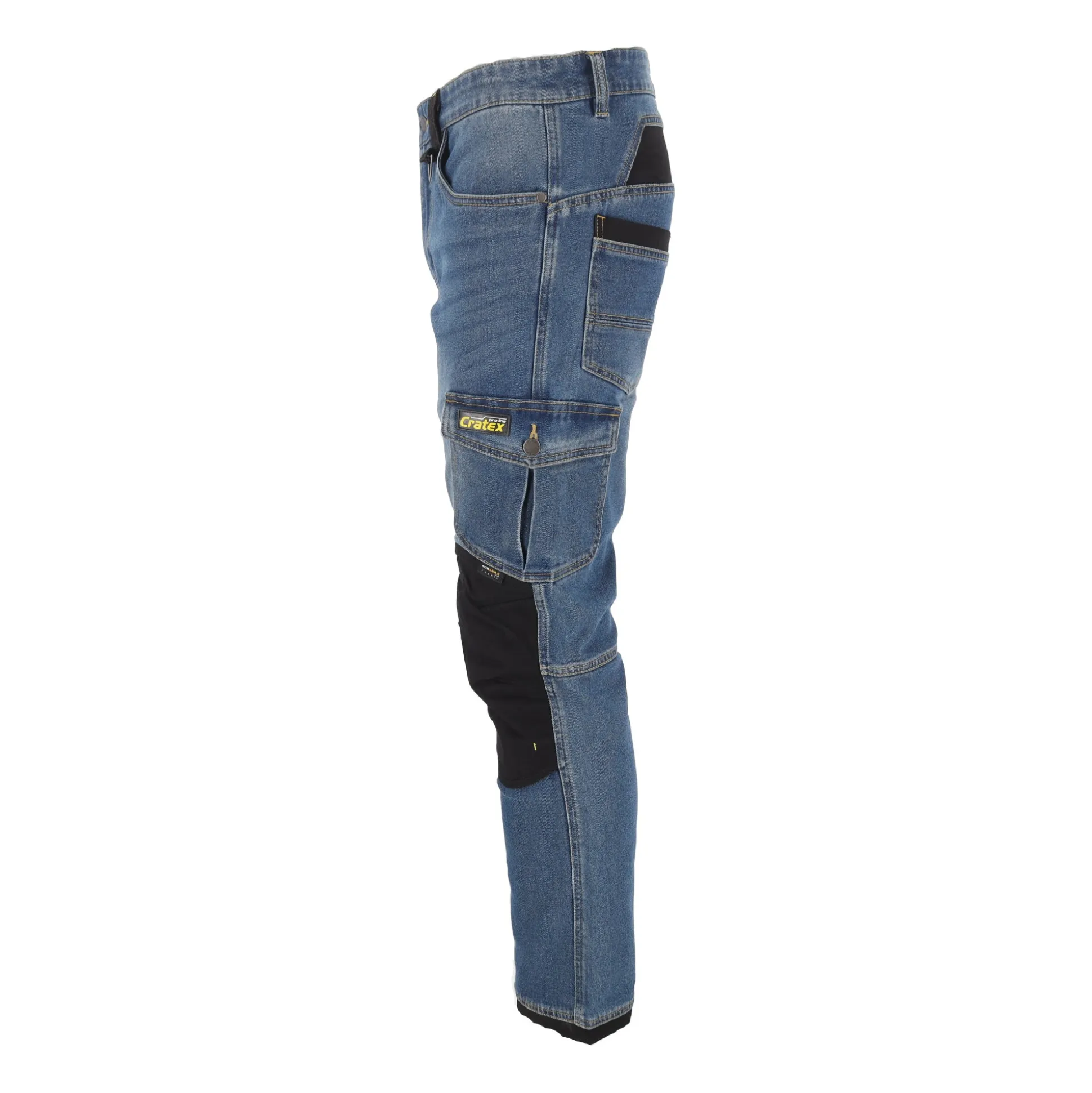 Werkjeans Saxon Cratex Pro Line blauw W30 L30