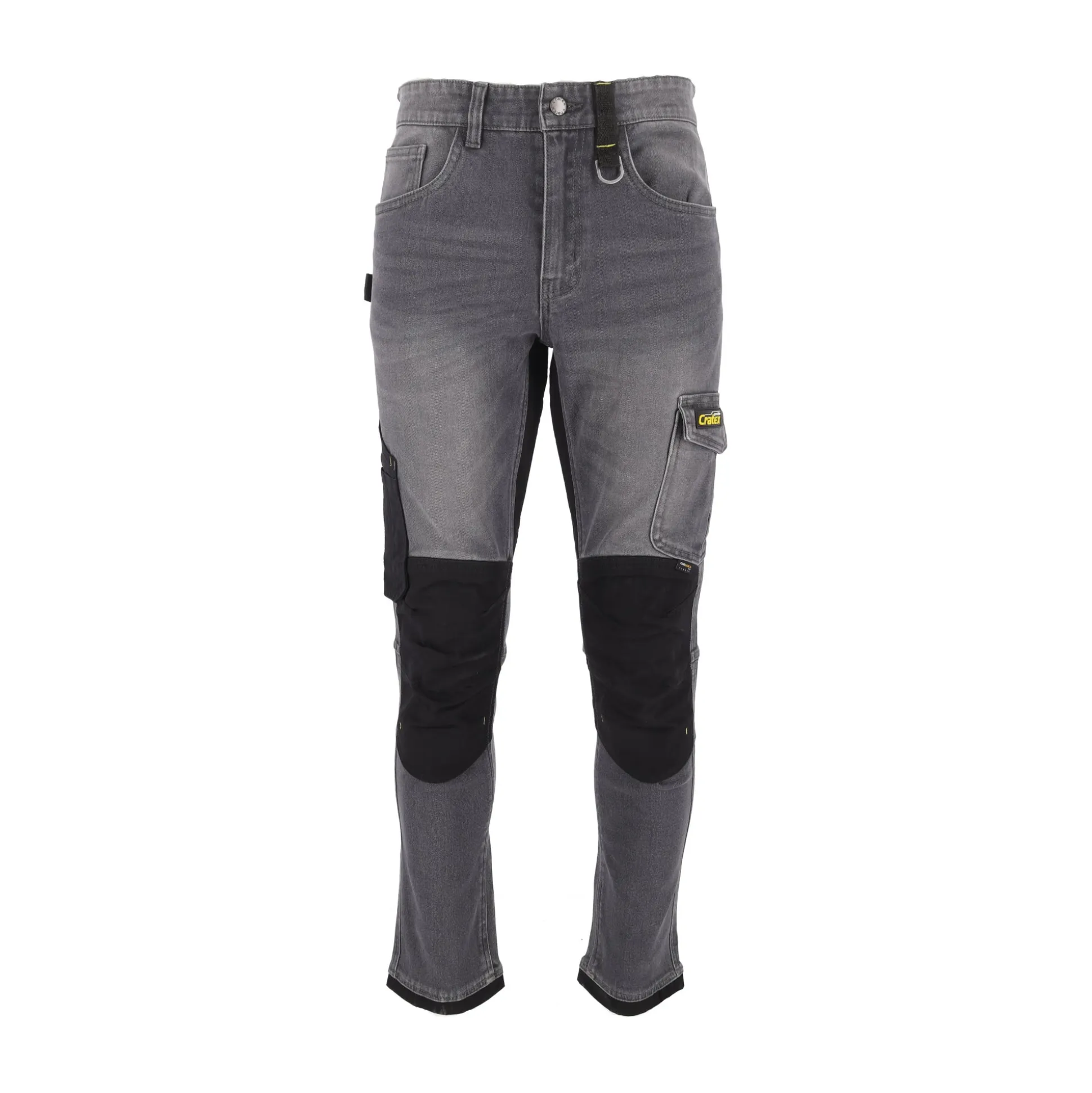 Werkjeans Saxon Cratex Pro Line grijs W30 L30