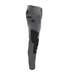 Werkjeans Saxon Cratex Pro Line grijs W30 L30