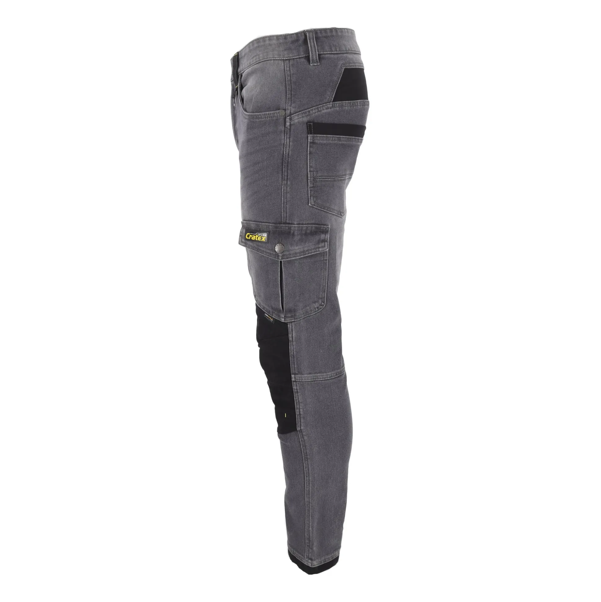 Werkjeans Saxon Cratex Pro Line grijs W30 L30