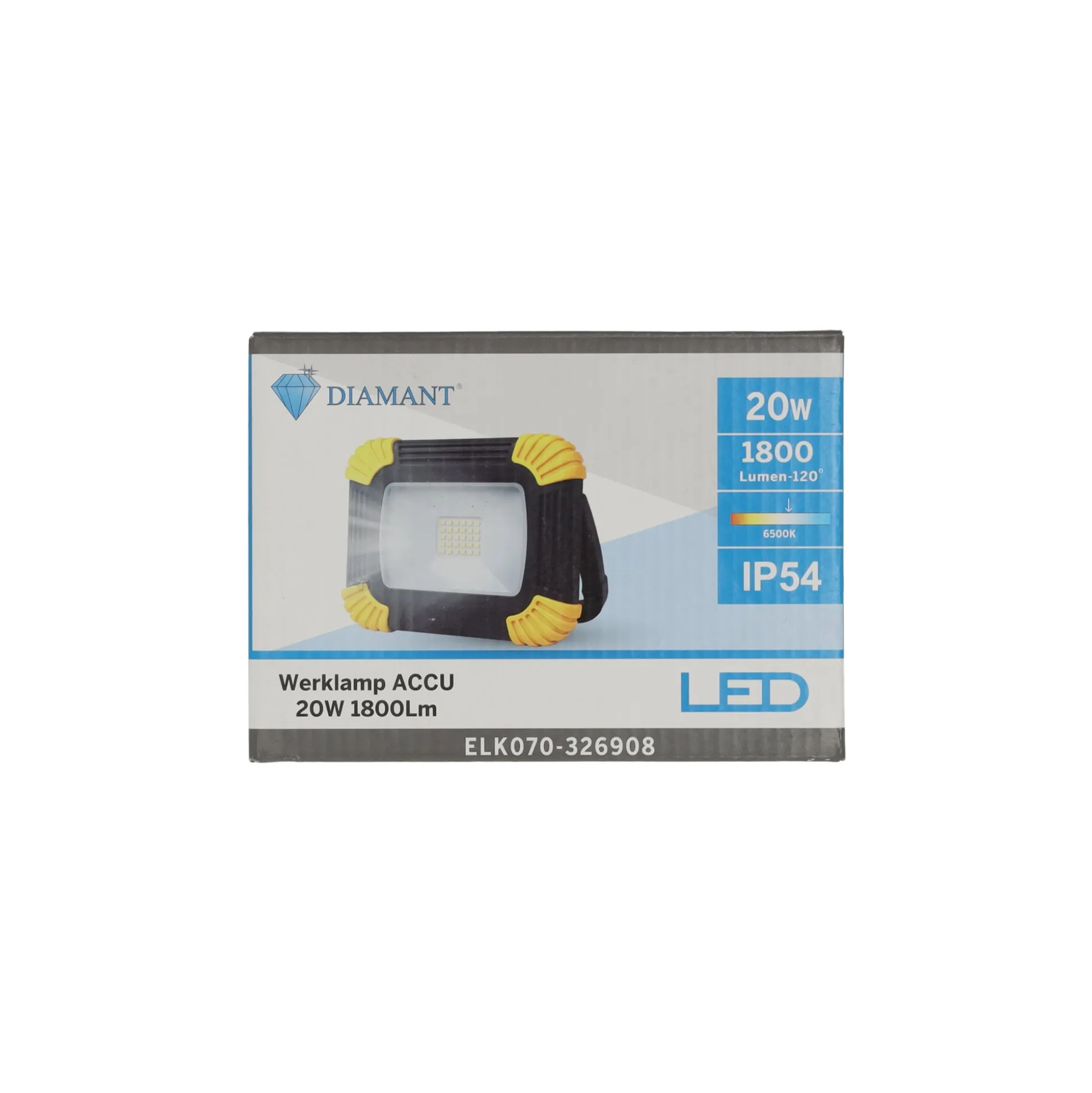 Werklamp Accu 20W 1800Lm