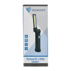 Werklamp WL-3 200lm oplaadbaar Diamant
