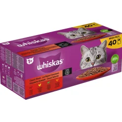 Whiskas 1+ natvoer classic 40st