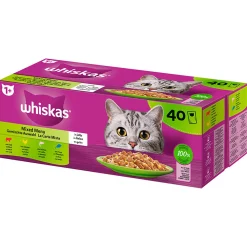 Whiskas 1+ natvoer mix 40 stuks