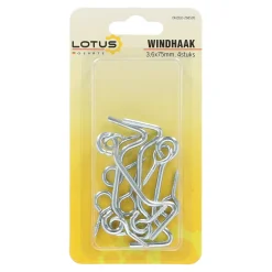 Windhaak 3,6 x 75 mm 4st. Lotus