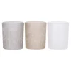Windlicht Graser 8 cm 3 assorti