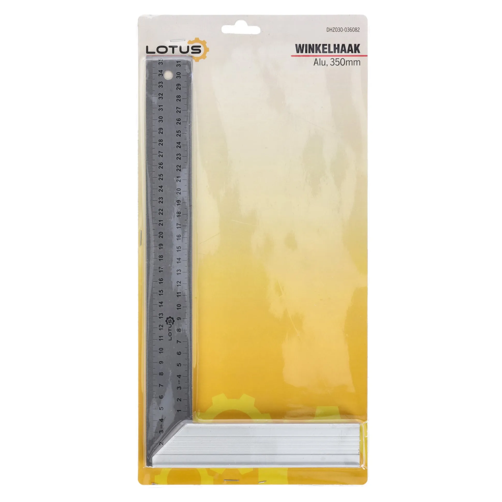 Winkelhaak 350mm RVS Lotus