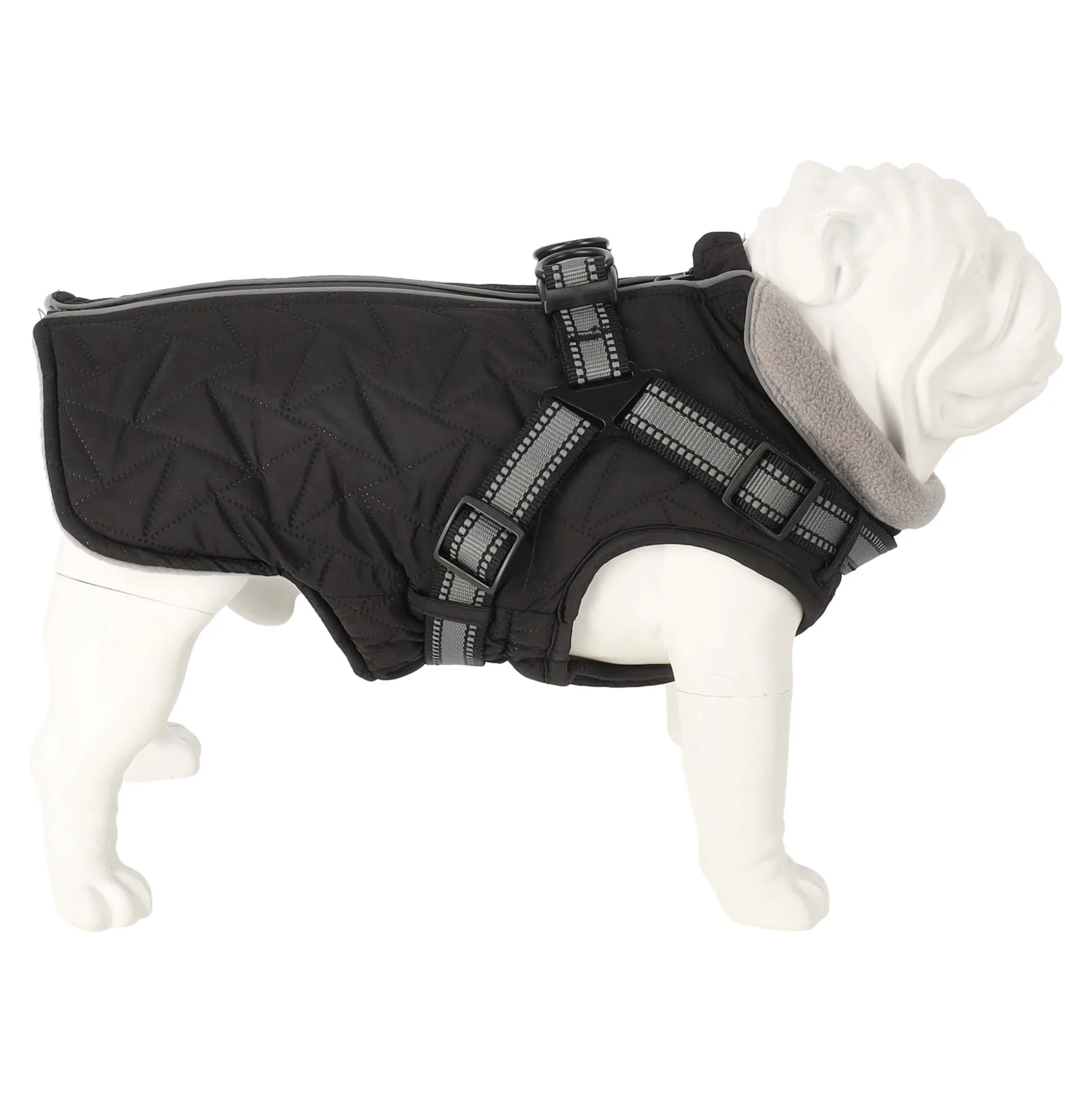 Winterjas hond Duker zwart 30cm Friendly Pet
