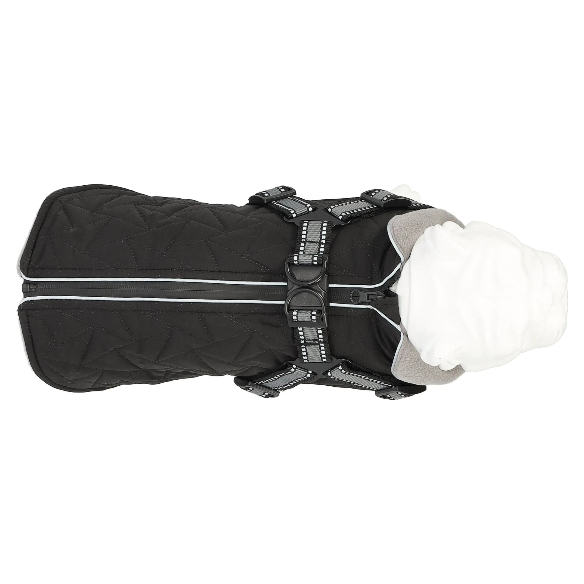 Winterjas hond Duker zwart 30cm Friendly Pet