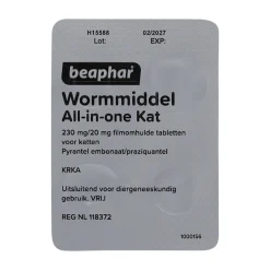 Wormmiddel all-in-one kat Beaphar