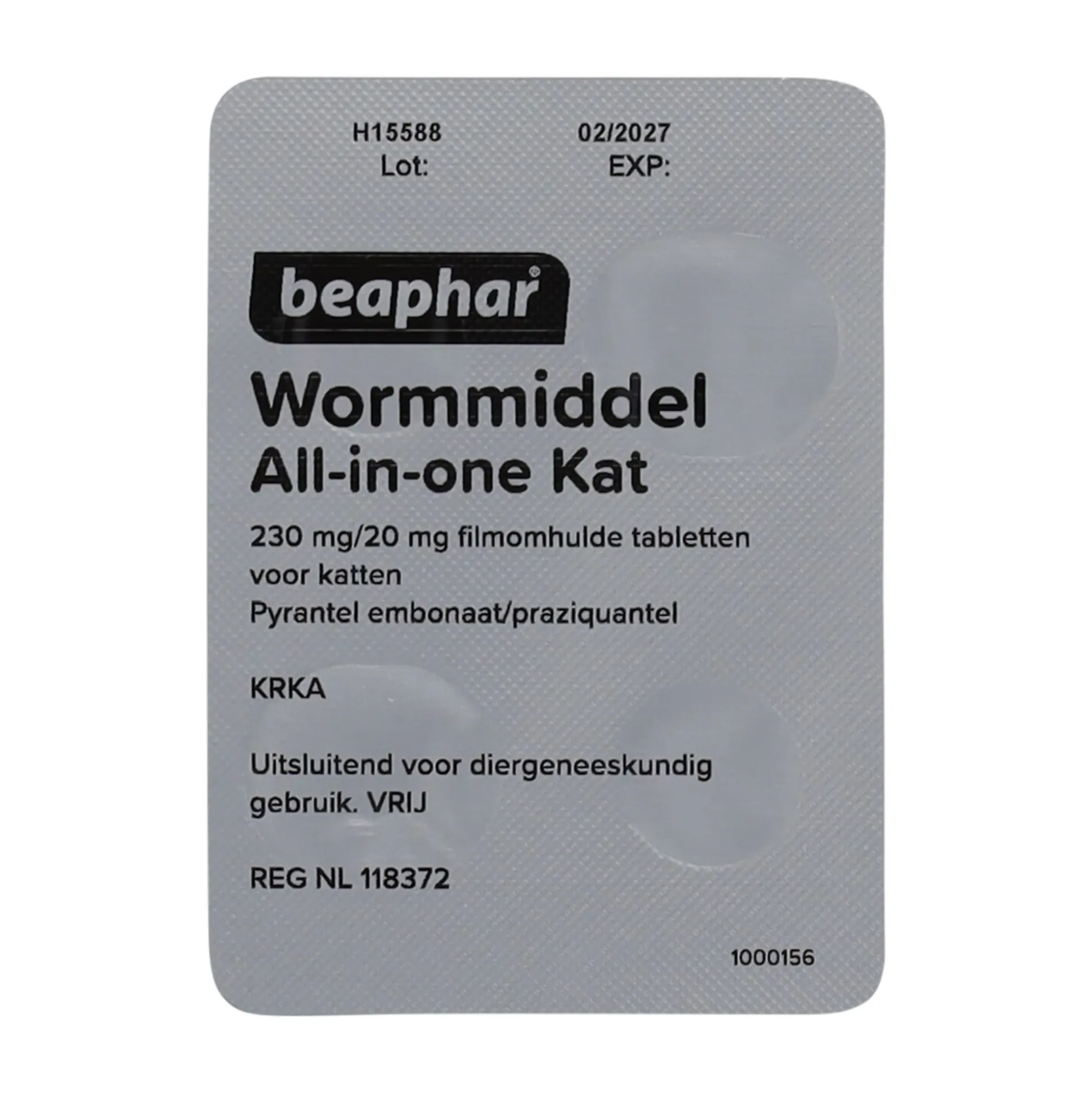 Wormmiddel all-in-one kat Beaphar