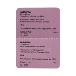 Wormmiddel Milquestra kat 12kg Beaphar