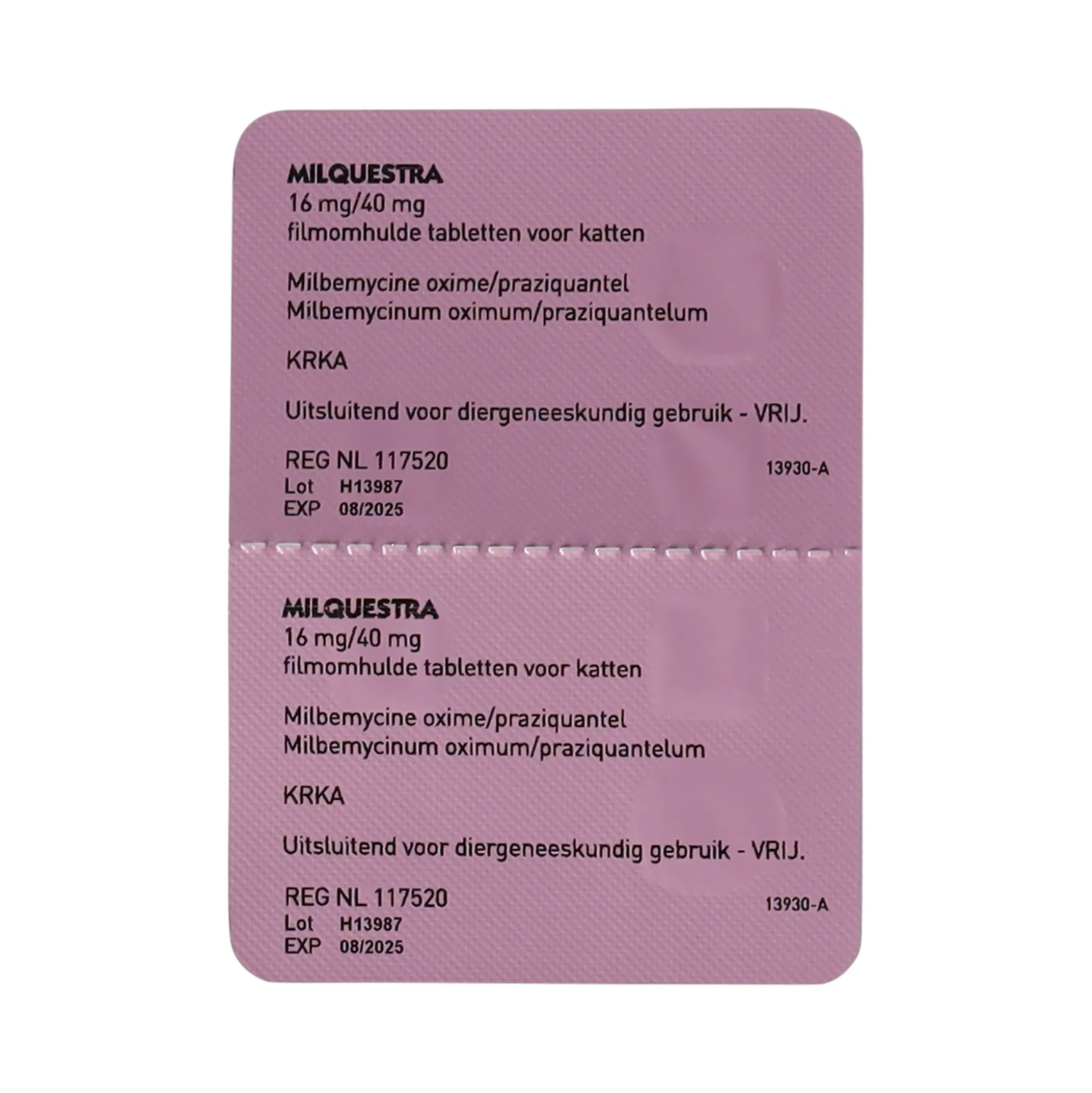Wormmiddel Milquestra kat 12kg Beaphar