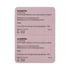 Wormmiddel Milquestra kat en kitten 4kg Beaphar