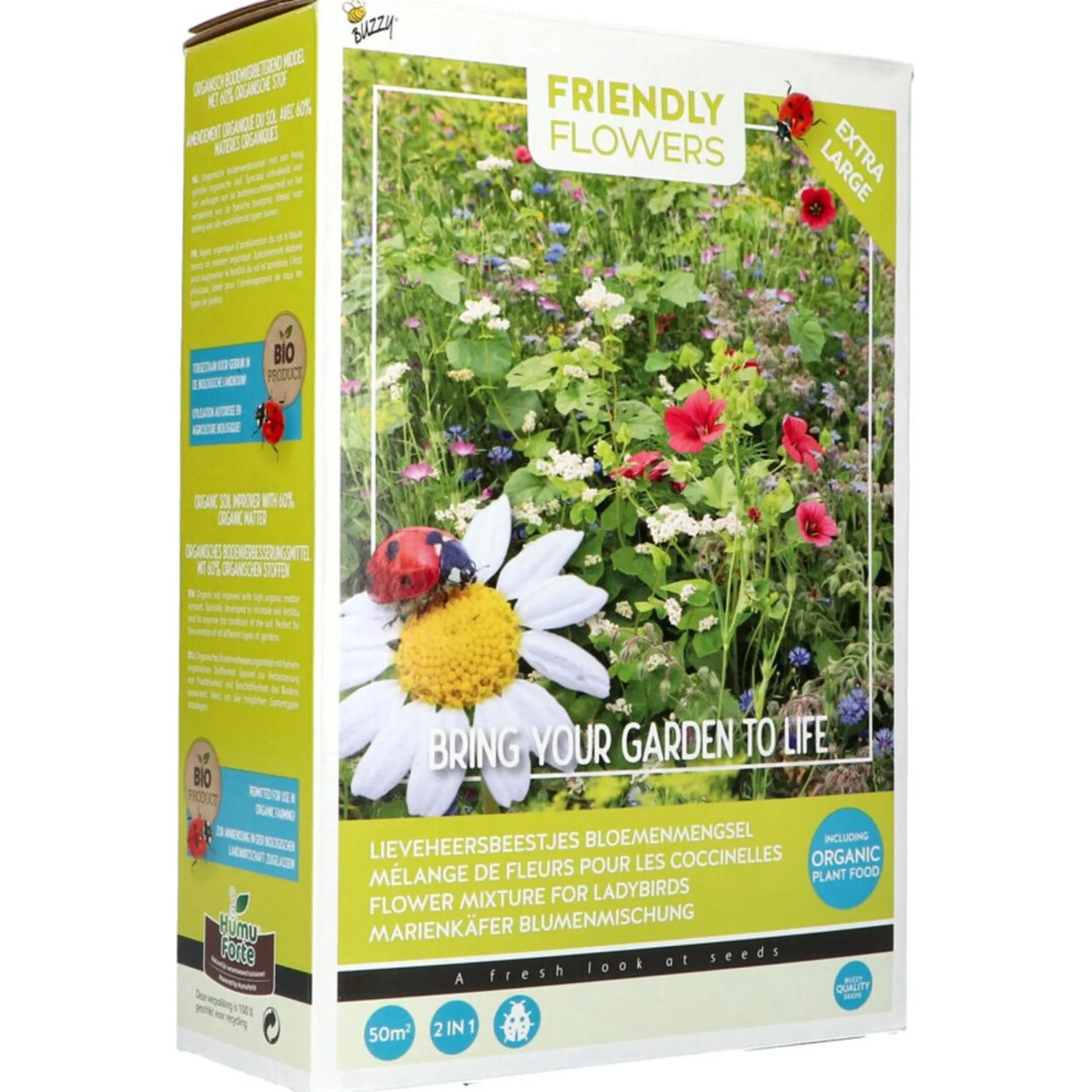 XL Lieveheersbeestjes bloemenmengsel 50m2