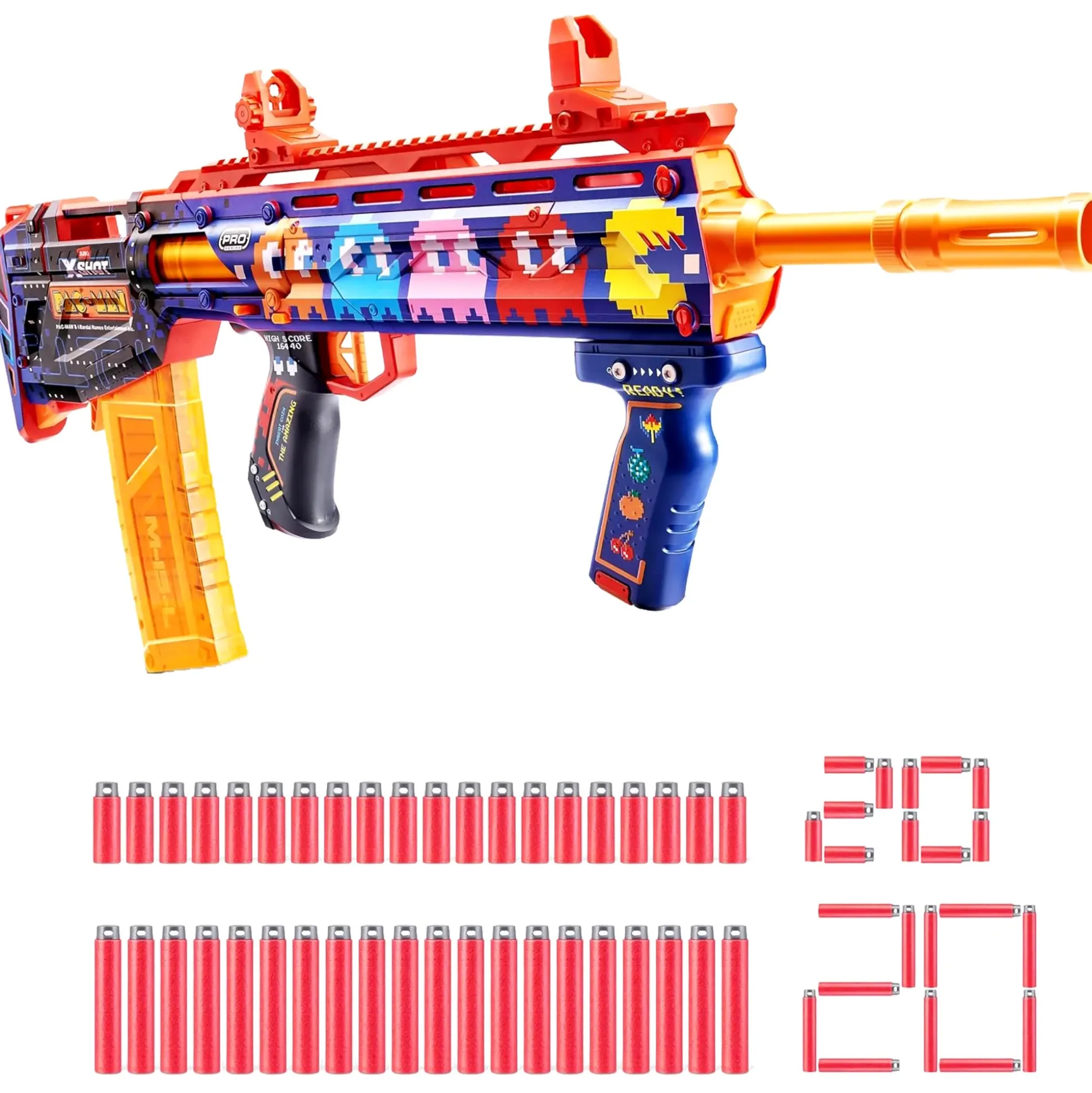 X-Shot skins pro pacman met 40 darts