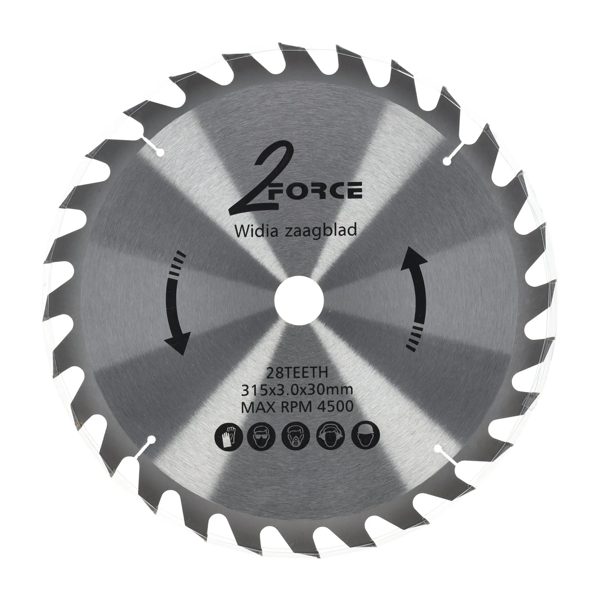 Zaagblad Ø315 mm 30as 28T 2-force
