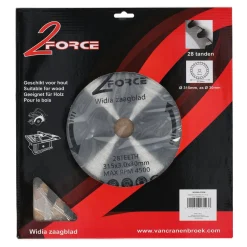 Zaagblad Ø315 mm 30as 28T 2-force