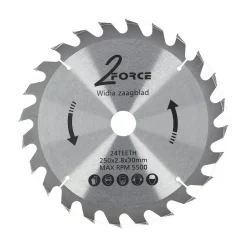 Zaagblad Ø250 mm 30as 24T 2-force