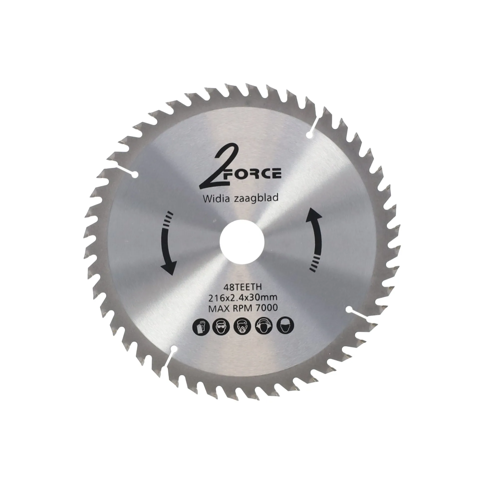 Zaagblad Ø216 mm 30as 48T 2-Force