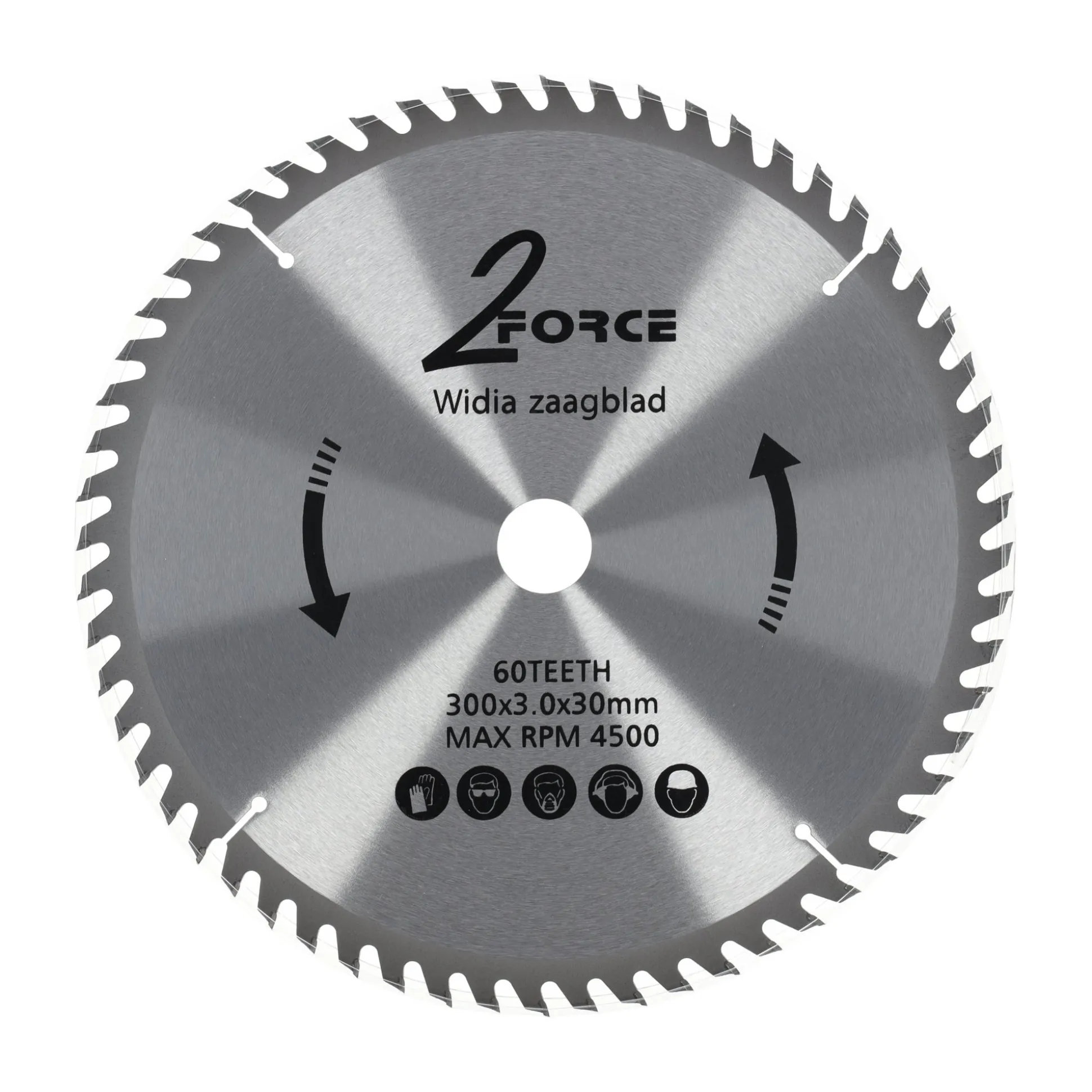 Zaagblad Ø300 mm 30as 60T 2-force