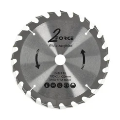 Zaagblad Ø185 mm 20as 24T 2-force