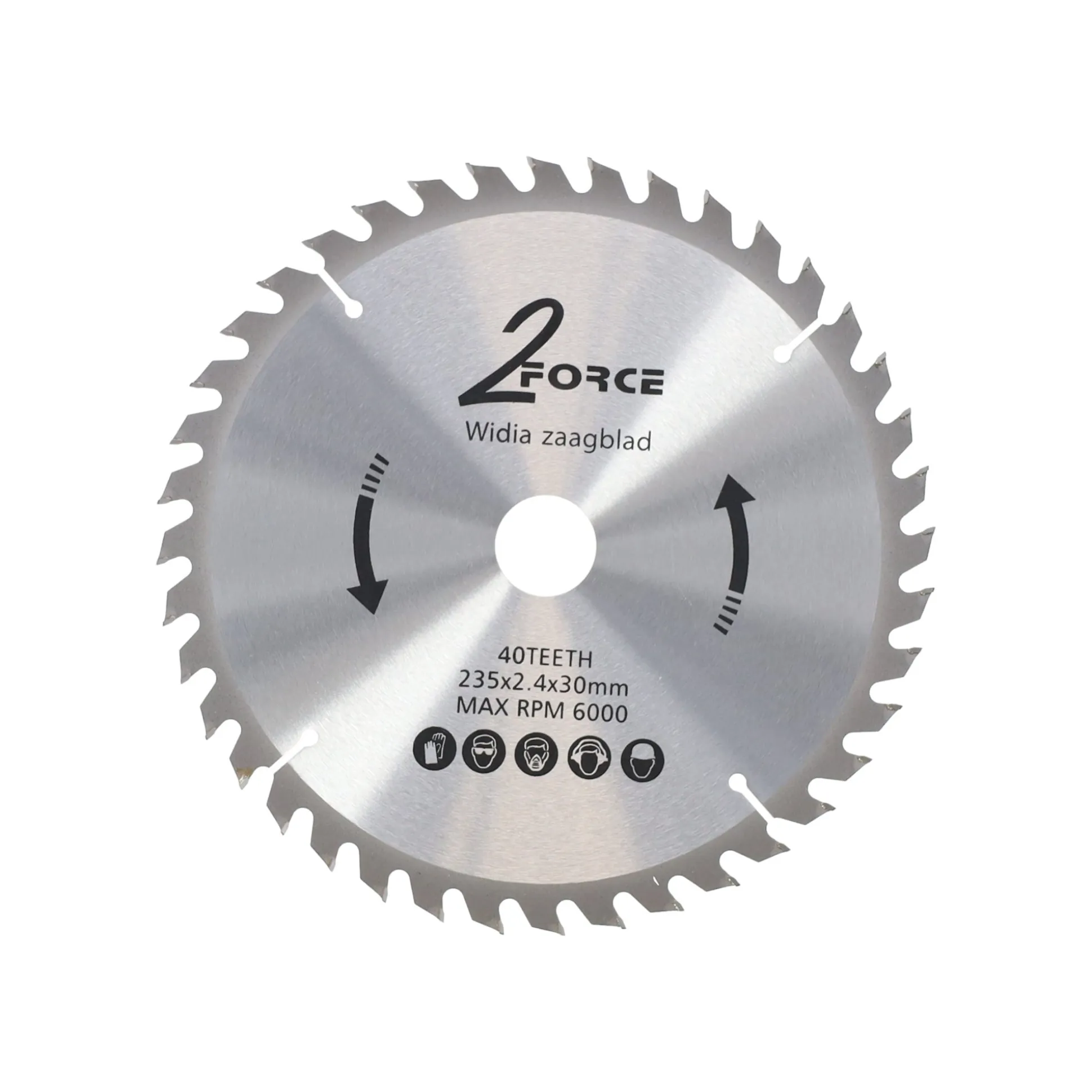 Zaagblad Ø235 mm 30as 40T 2-Force
