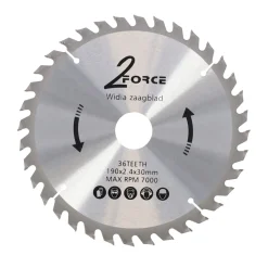 Zaagblad Ø190 mm 30as 36T 2-Force