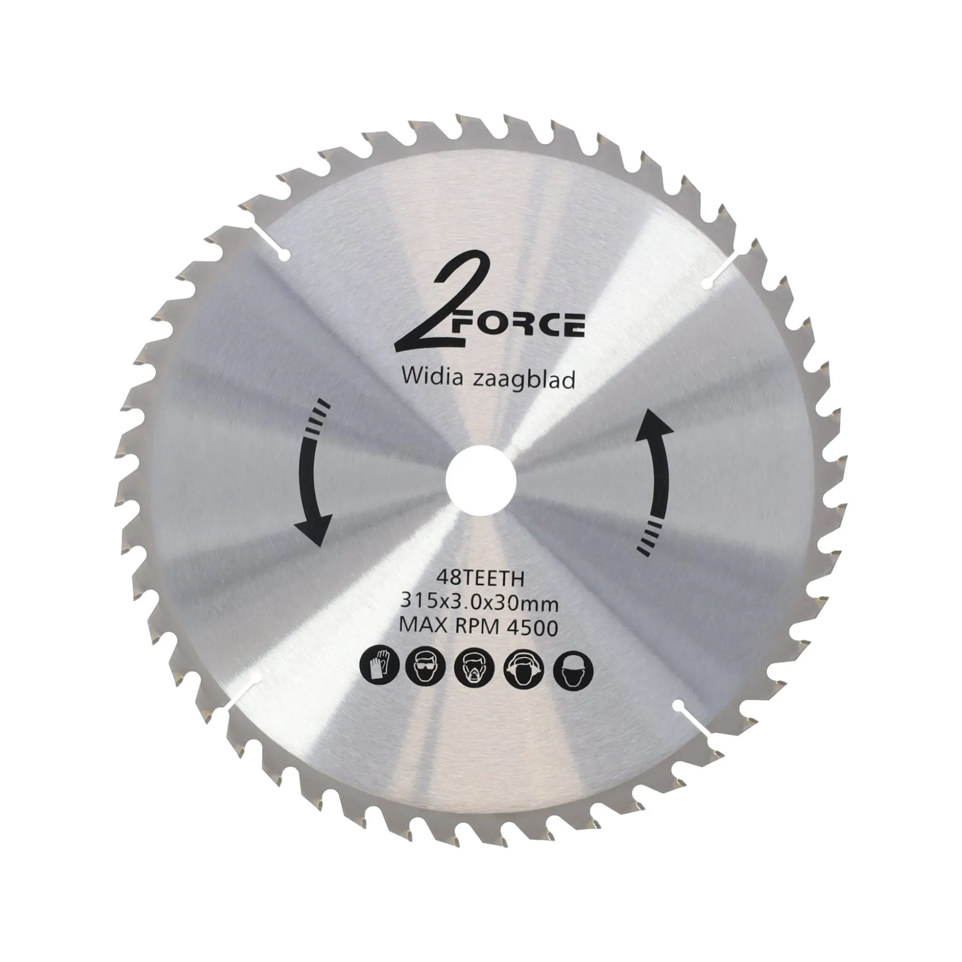 Zaagblad Ø315 mm 30as 48T 2-Force
