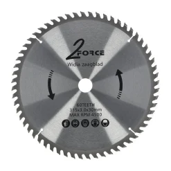 Zaagblad 315 mm 30as 60T 2-force