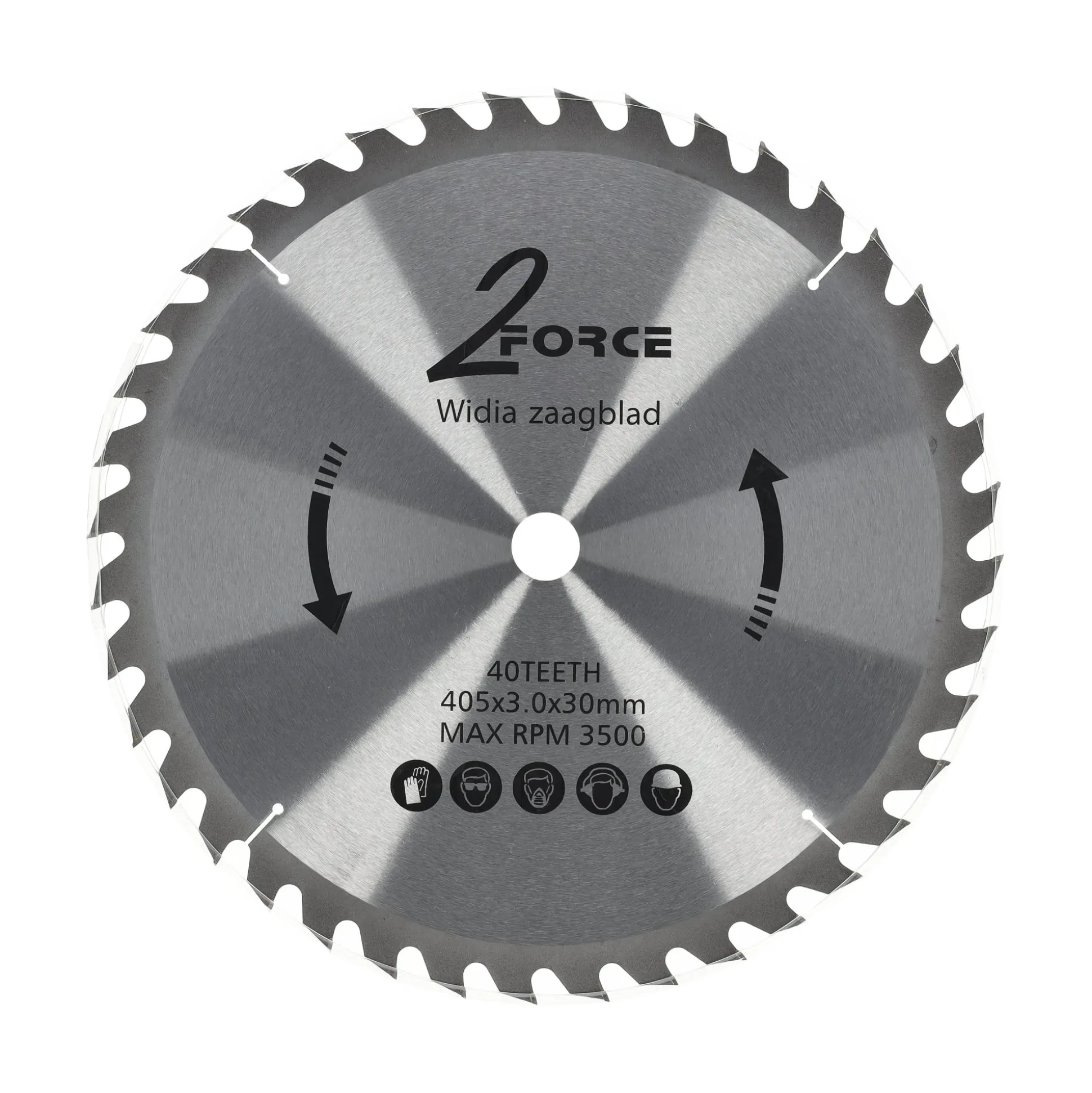 Zaagblad 405 mm 30as 40T 2-force