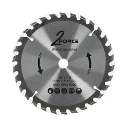 Zaagblad Ø170 mm 16as 30T 2-force