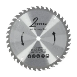 Zaagblad Ø250 mm 16as 42T 2-force