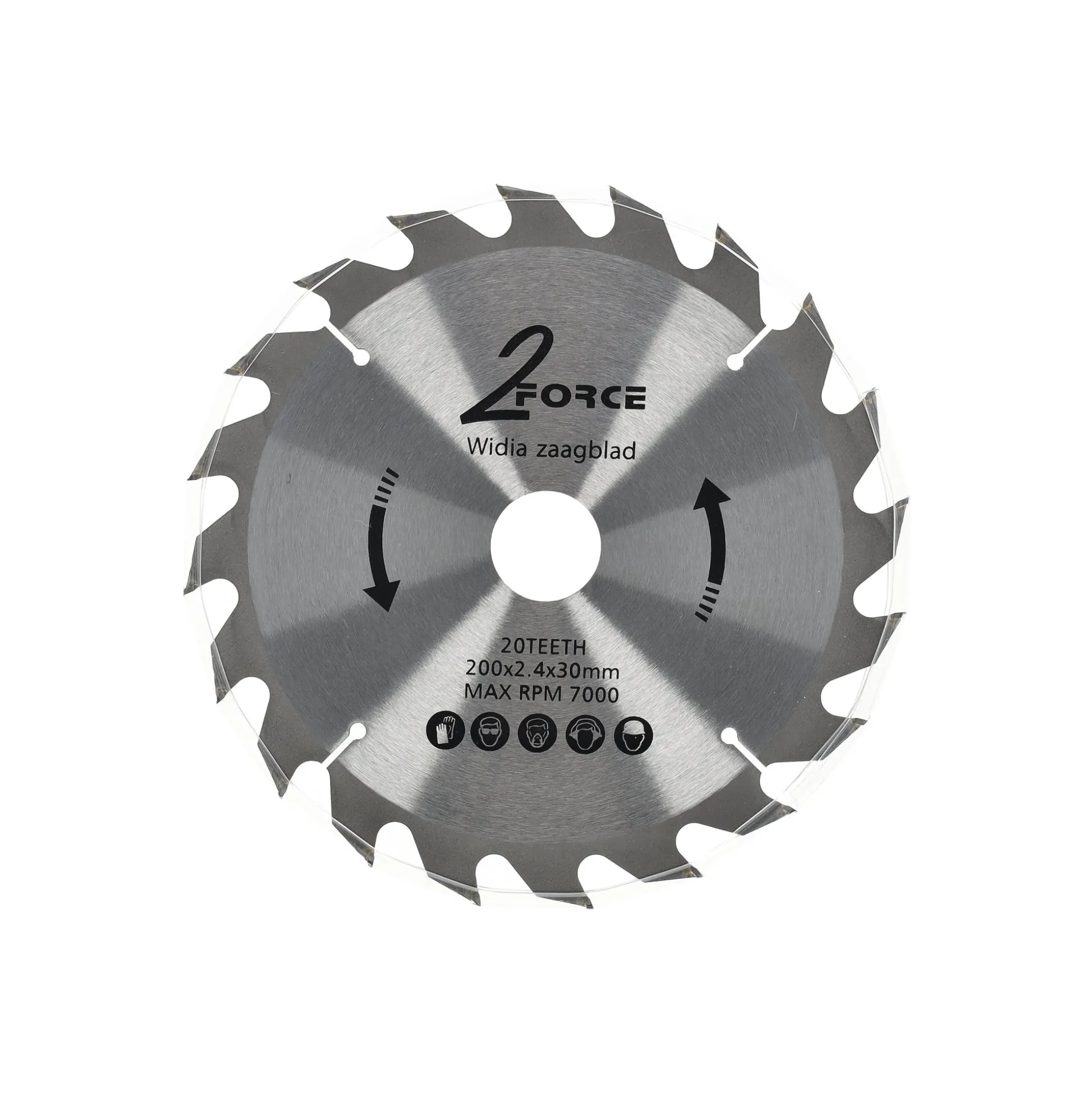 Zaagblad Ø200 mm 30as 20T 2-force