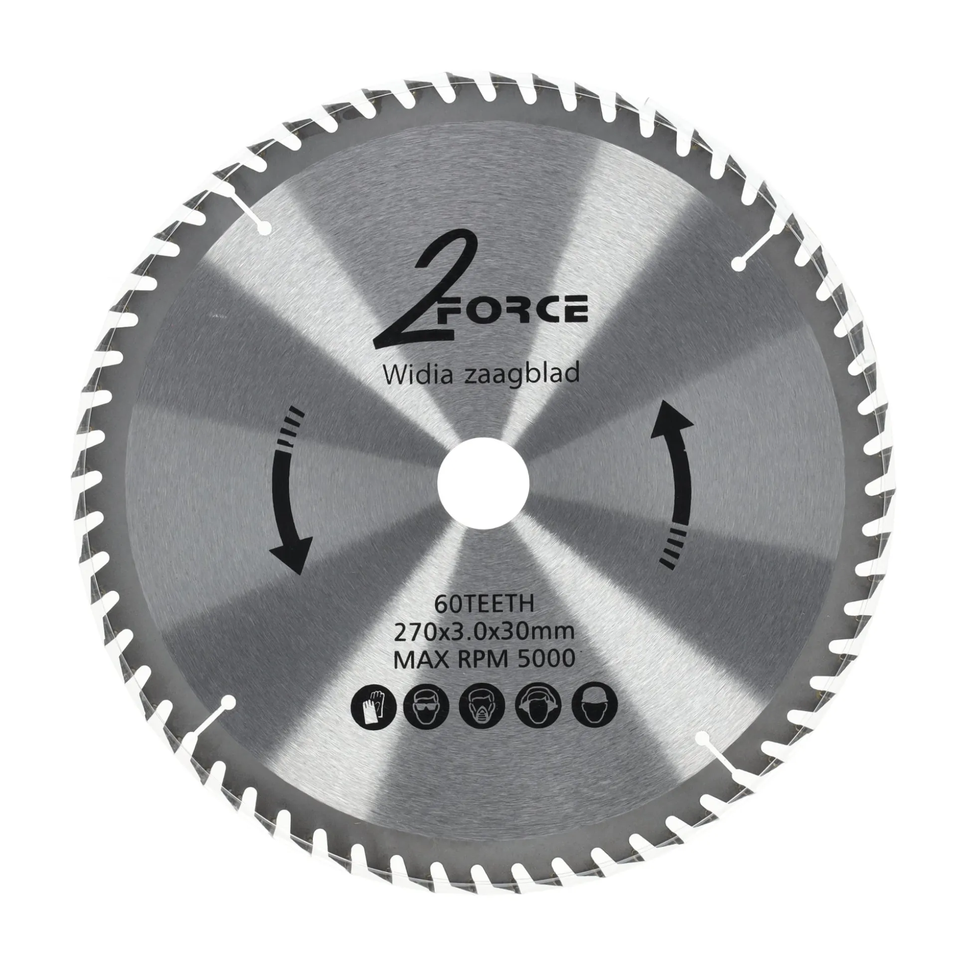 Zaagblad Ø270 mm 30as 60T 2-force