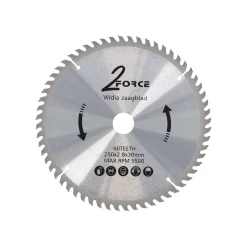 Zaagblad Ø250 mm 30as 60T 2-Force