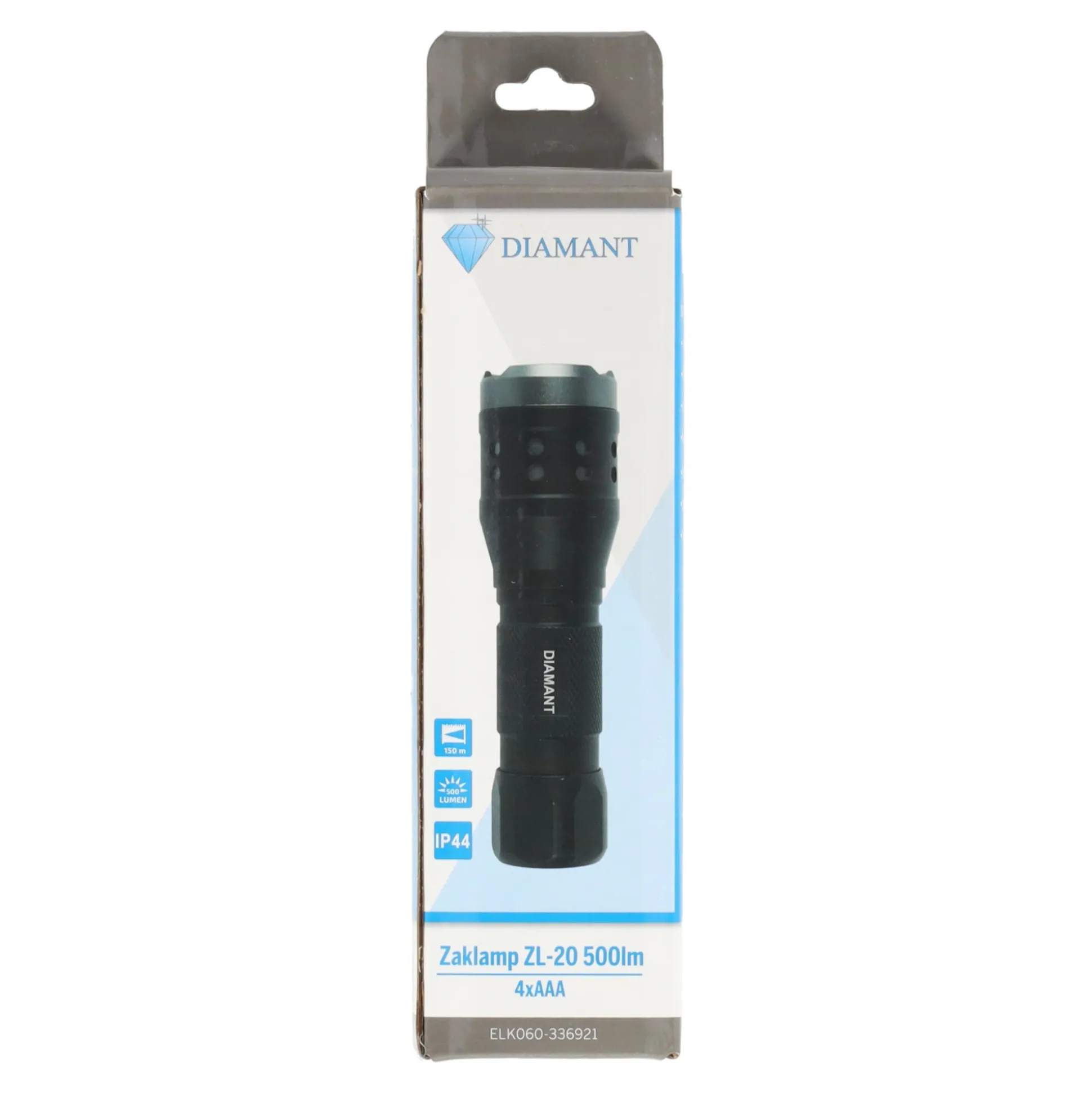 Zaklamp ZL-20 500lm 4xAA Diamant