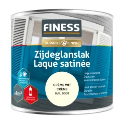 Zijdeglans crème wit 14204 250ml Finess