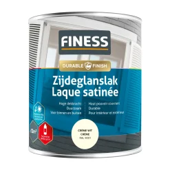 Zijdeglans crème wit 14204 750ml Finess