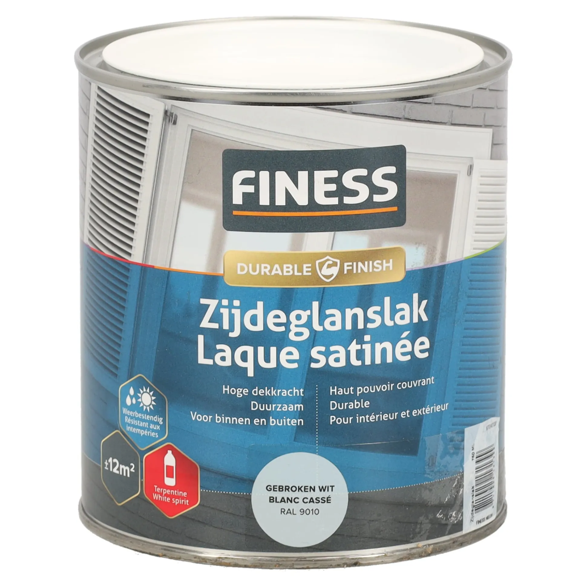 Zijdeglans gebroken wit 14205 750ml Finess