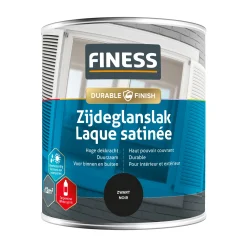 Zijdeglans zwart 1428 750ml Finess