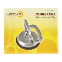 Zuignap enkel alu Lotus