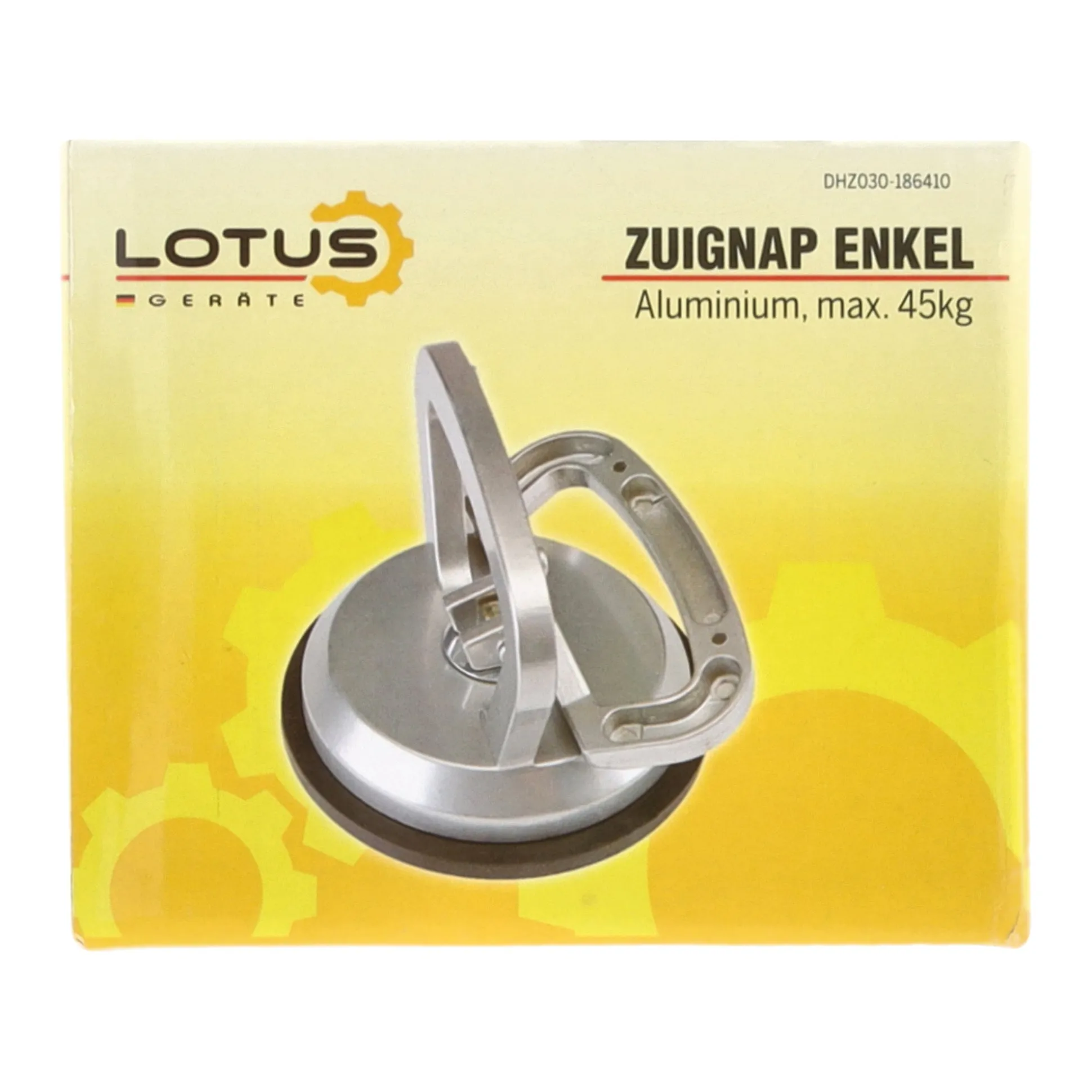 Zuignap enkel alu Lotus